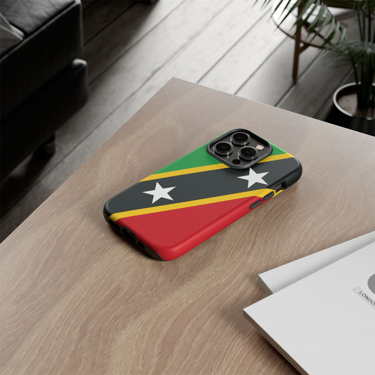 Saint Kitts and Nevis Flag Tough Phone Case - Irie Blues Boutique