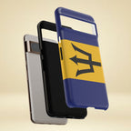 Barbados Flag Tough Phone Case - Irie Blues Boutique