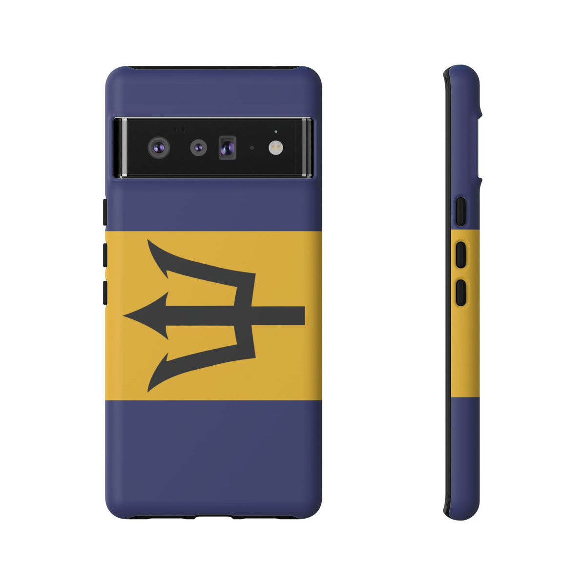 Barbados Flag Tough Phone Case - Irie Blues Boutique