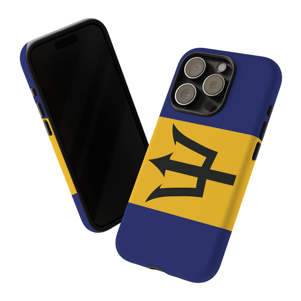 Barbados Flag Tough Phone Case - Irie Blues Boutique
