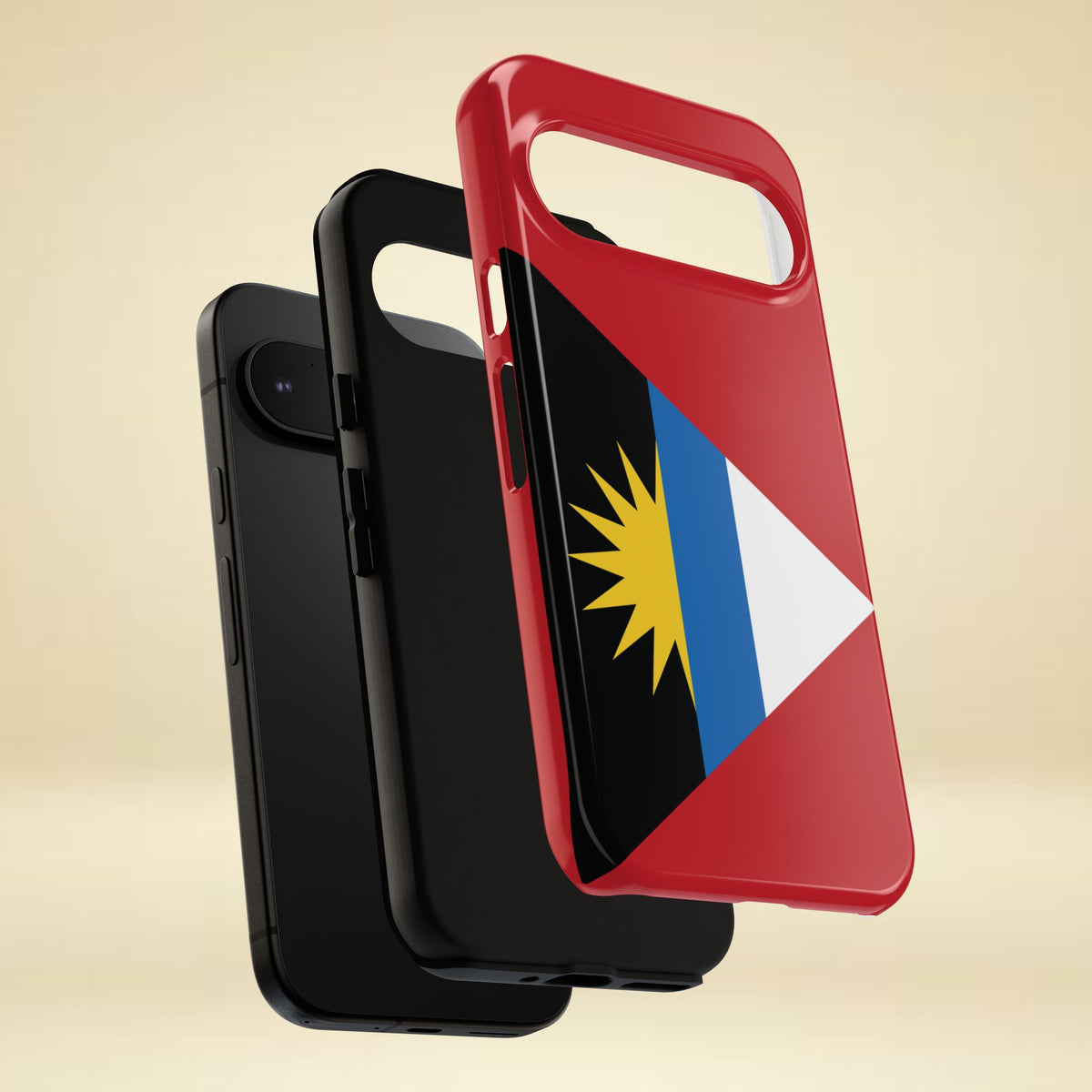 Antigua and Barbuda Flag Tough Phone Case - Irie Blues Boutique