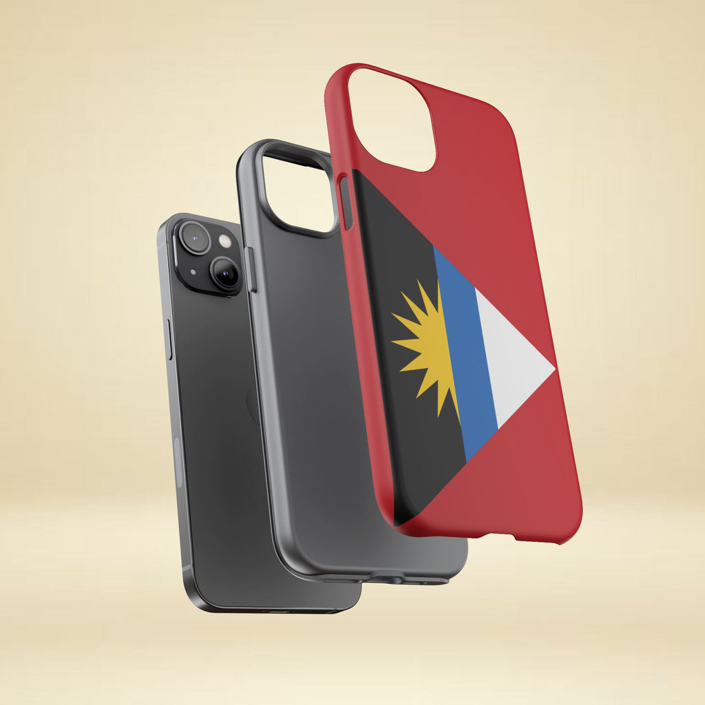 Antigua and Barbuda Flag Tough Phone Case - Irie Blues Boutique
