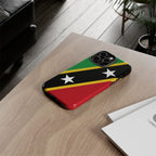 Saint Kitts and Nevis Flag Tough Phone Case - Irie Blues Boutique