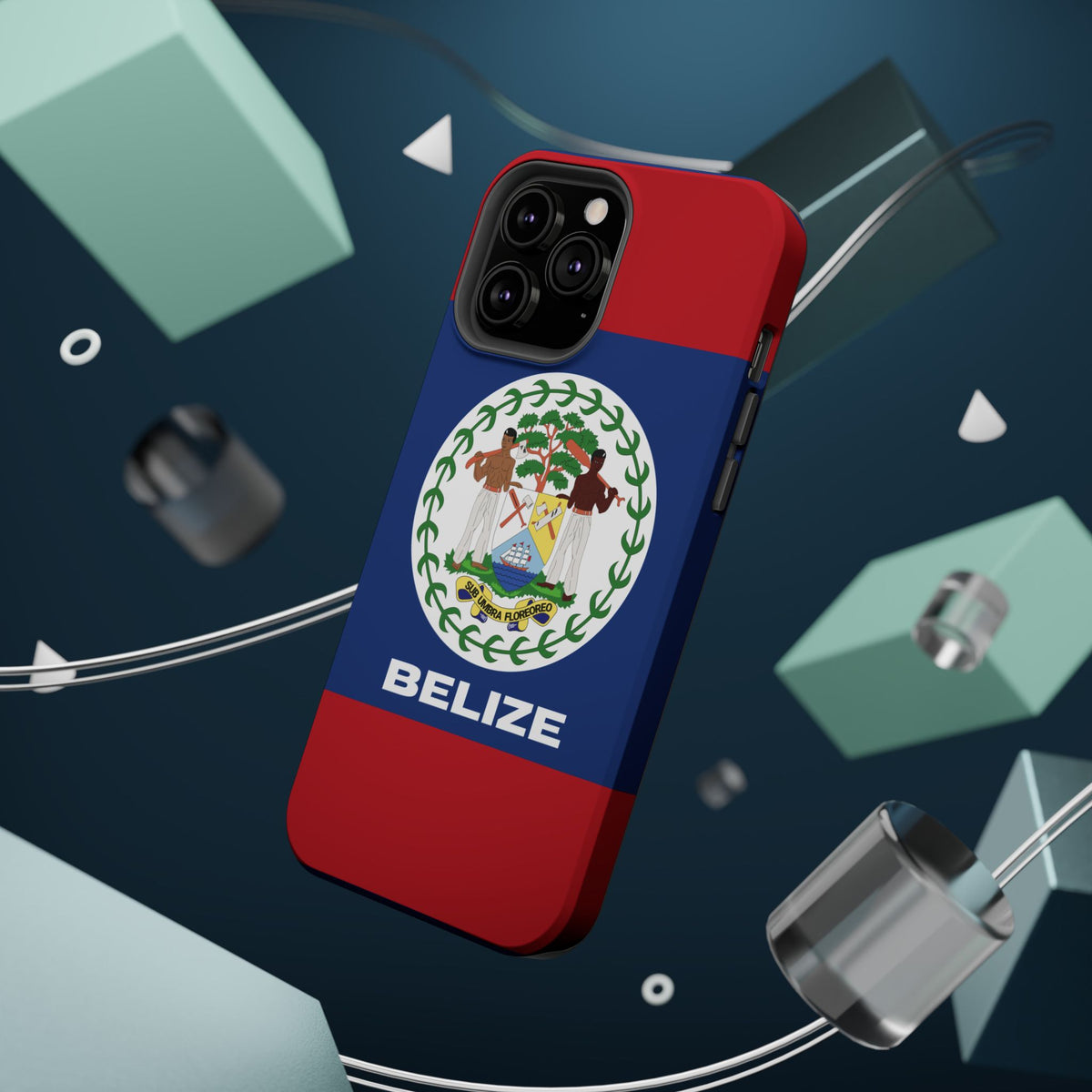 Belize Flag Magnetic Case - Irie Blues Boutique