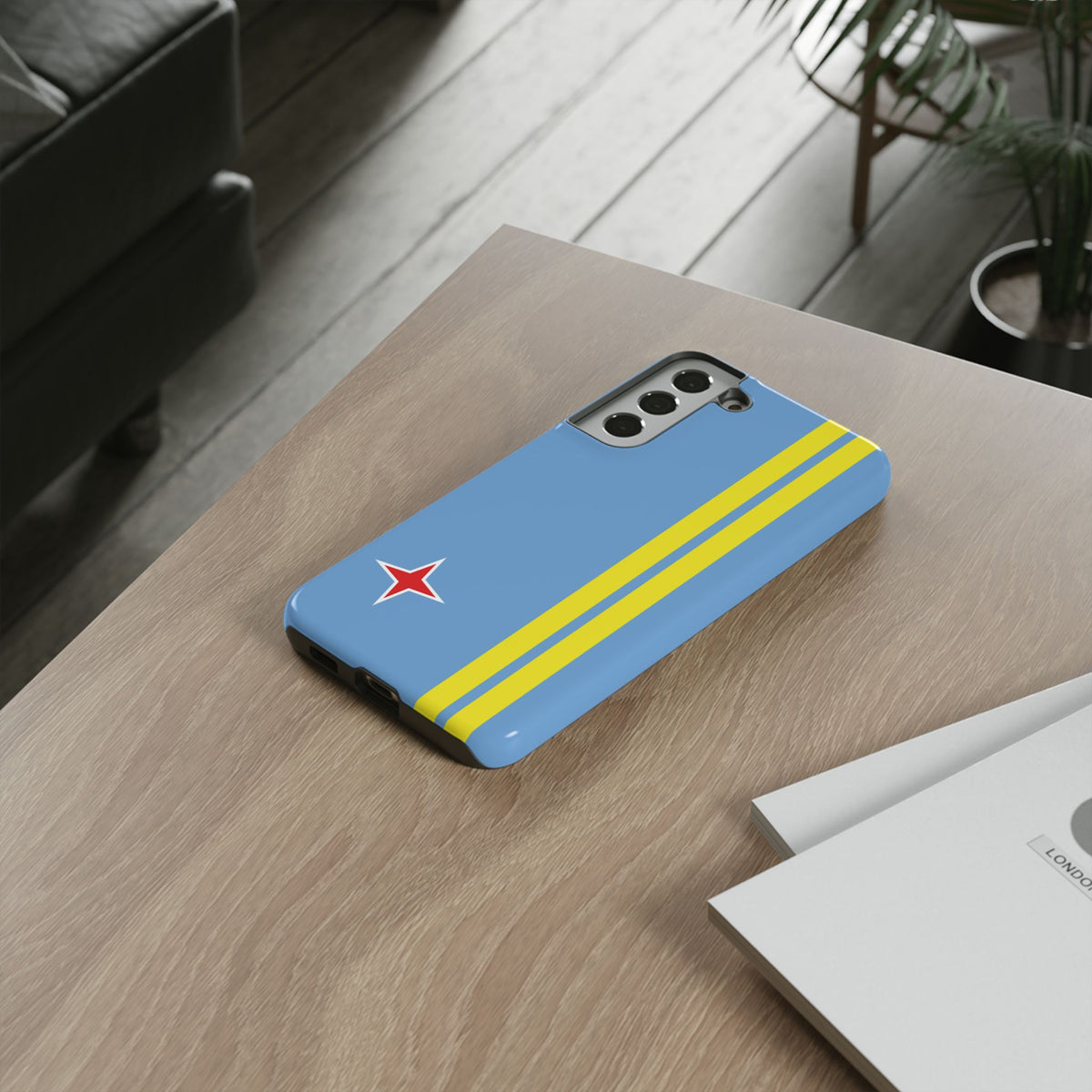 Aruba Flag Tough Phone Case - Irie Blues Boutique
