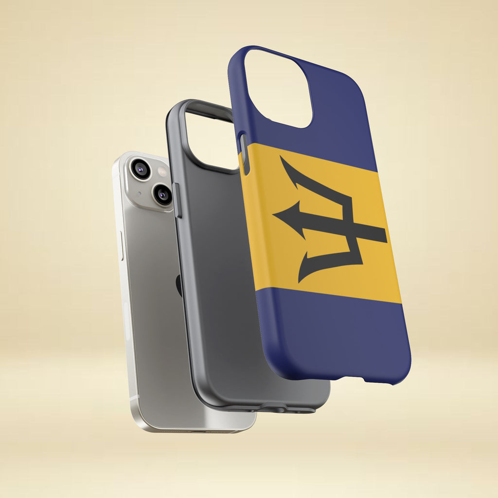 Barbados Flag Tough Phone Case - Irie Blues Boutique