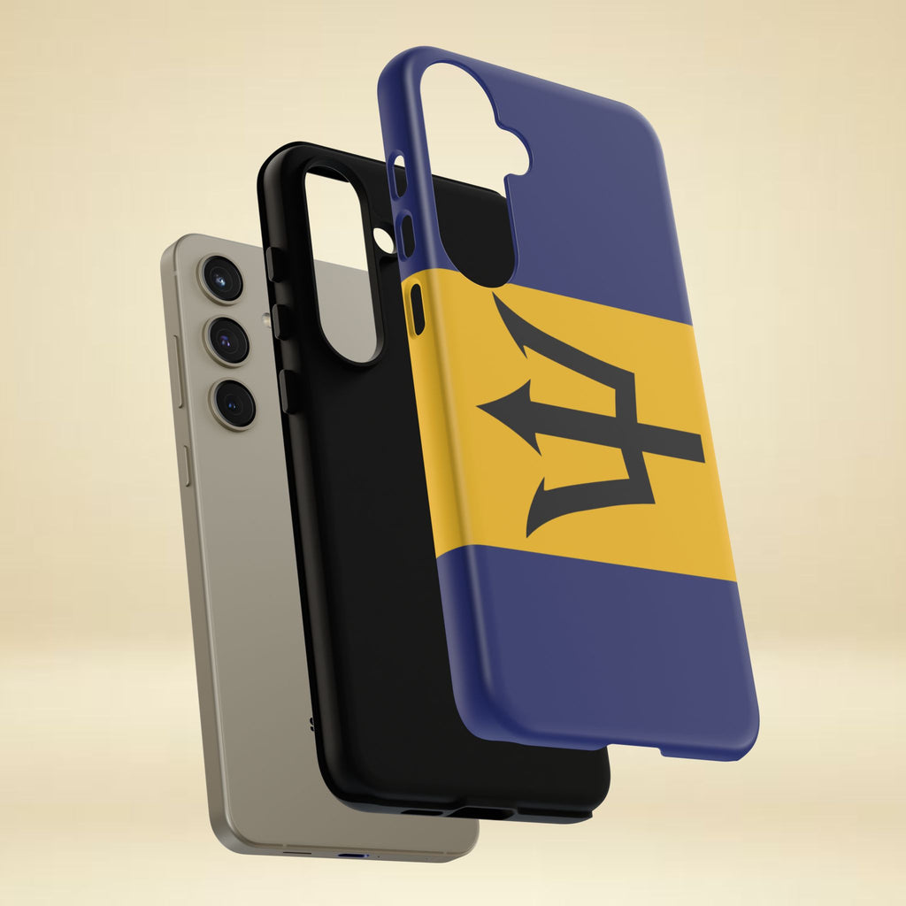 Barbados Flag Tough Phone Case - Irie Blues Boutique