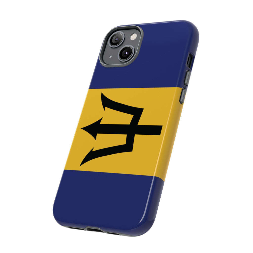 Barbados Flag Tough Phone Case - Irie Blues Boutique