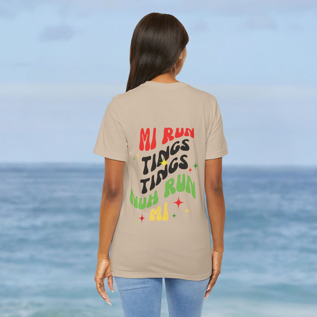 Daily Affirmation Mi Run Tings Caribbean Phrase T-Shirt - Irie Blues Boutique