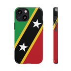 Saint Kitts and Nevis Flag Tough Phone Case - Irie Blues Boutique