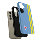 Aruba Flag Tough Phone Case - Irie Blues Boutique