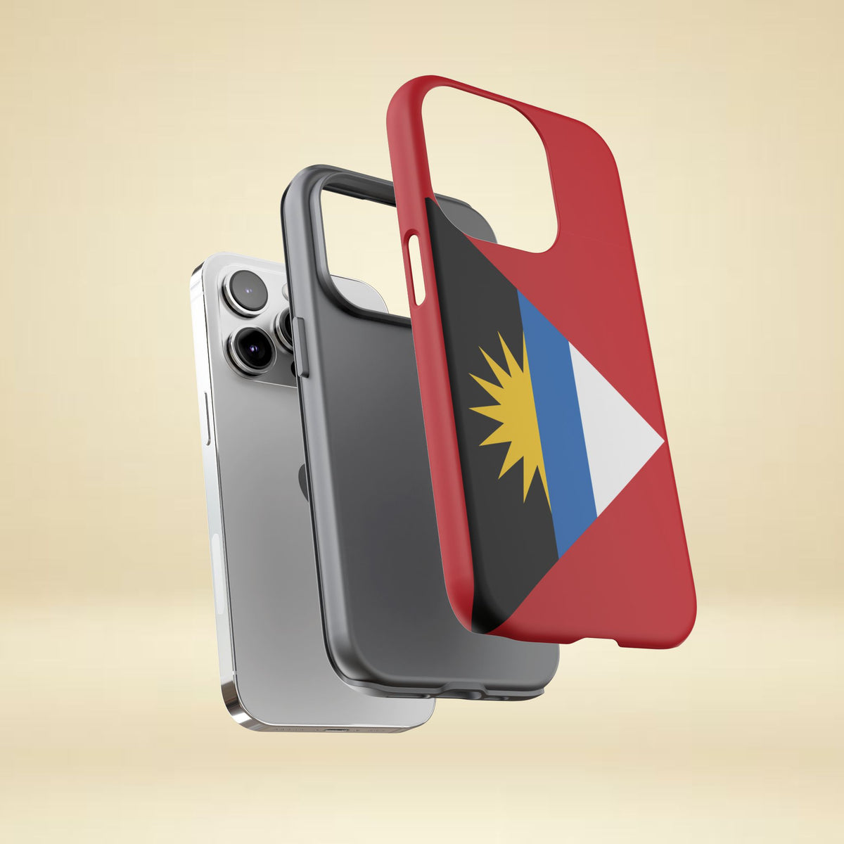 Antigua and Barbuda Flag Tough Phone Case - Irie Blues Boutique