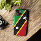Saint Kitts and Nevis Flag Tough Phone Case - Irie Blues Boutique