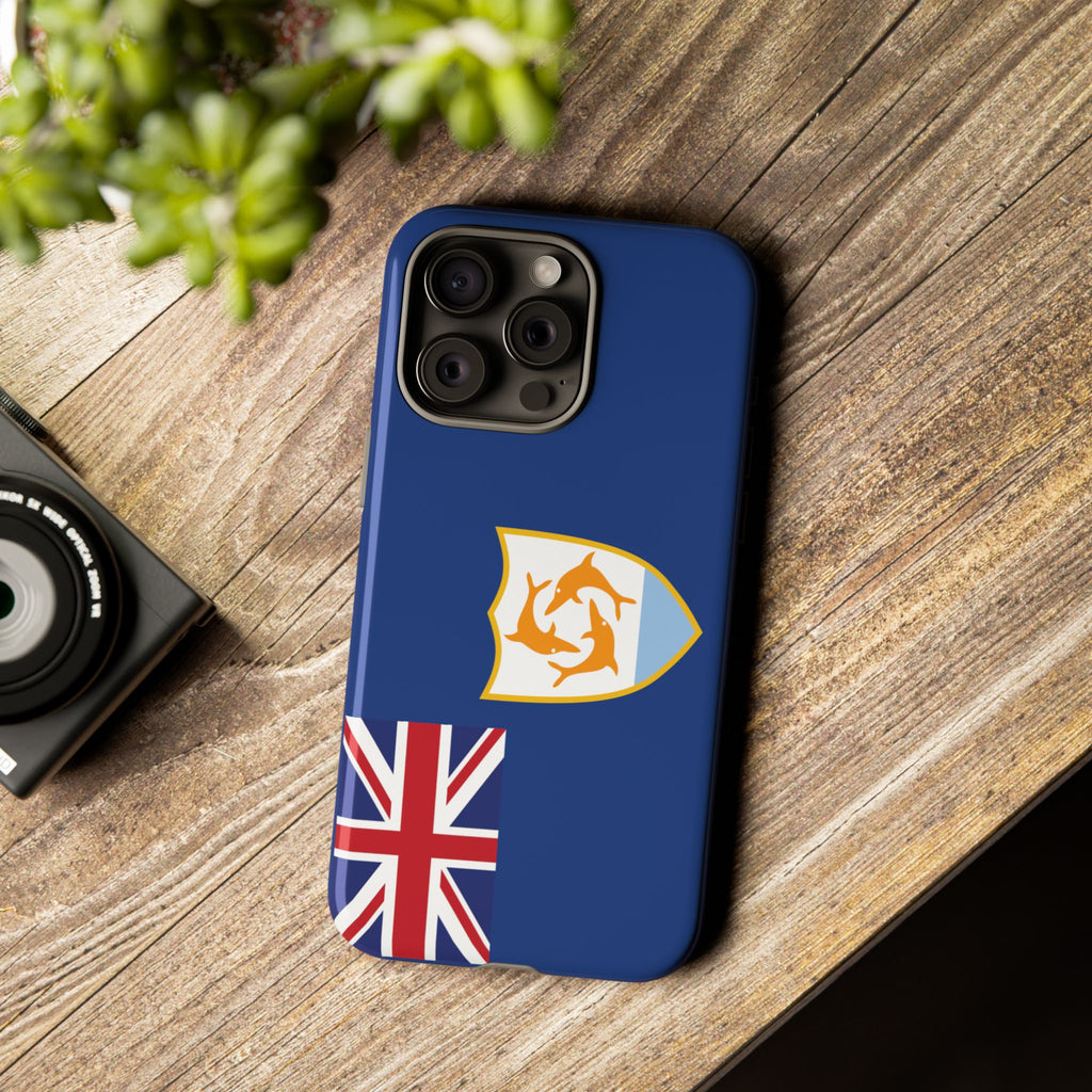 Anguilla Flag Tough Phone Case - Irie Blues Boutique