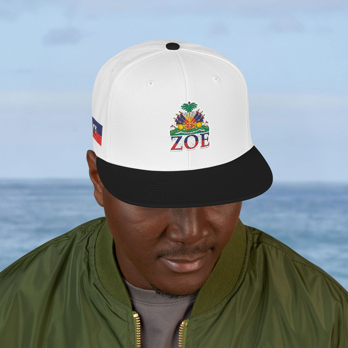 Haiti Zoe Embroidered Snapback Hat - Irie Blues Boutique