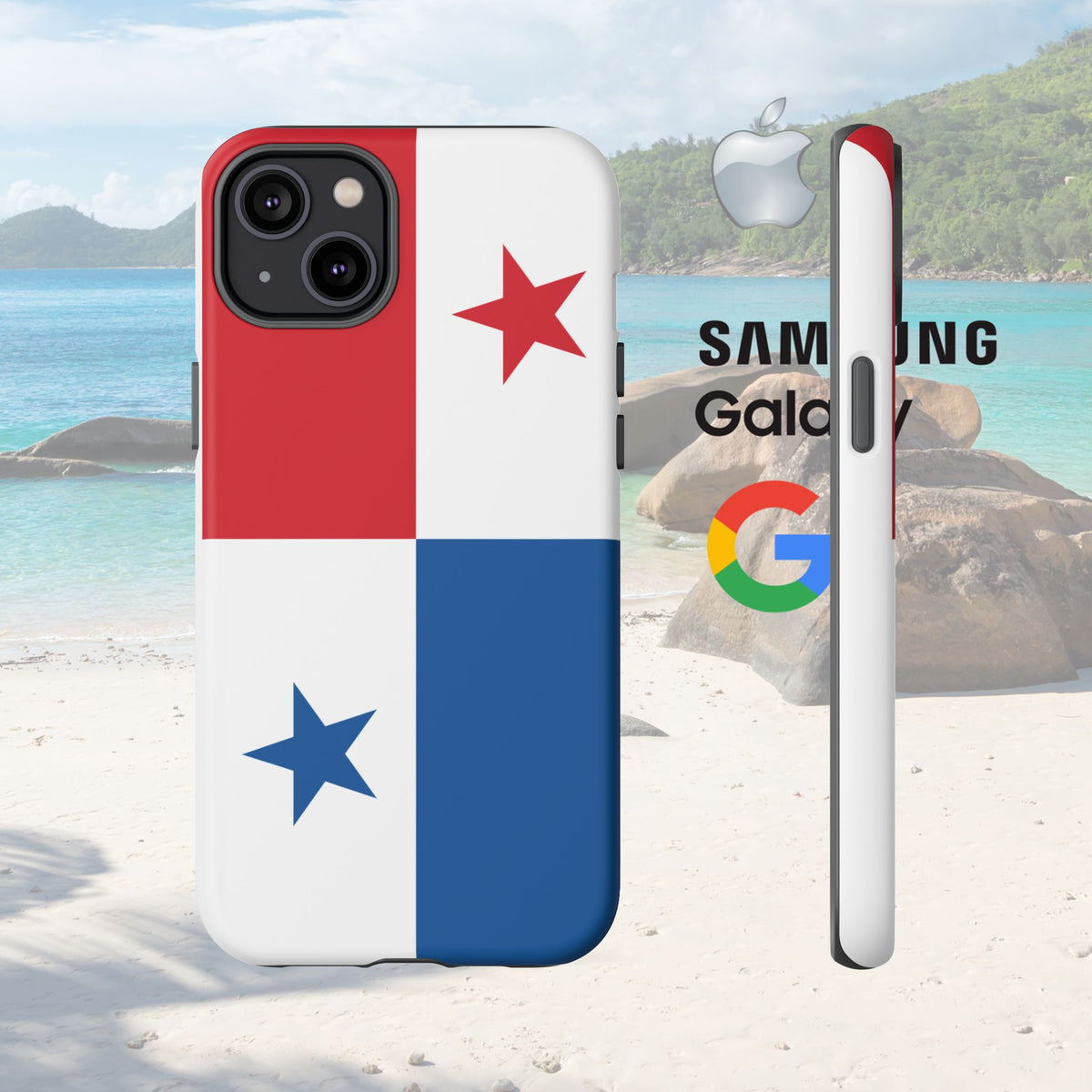 Panama Flag Tough Phone Case - Irie Blues Boutique
