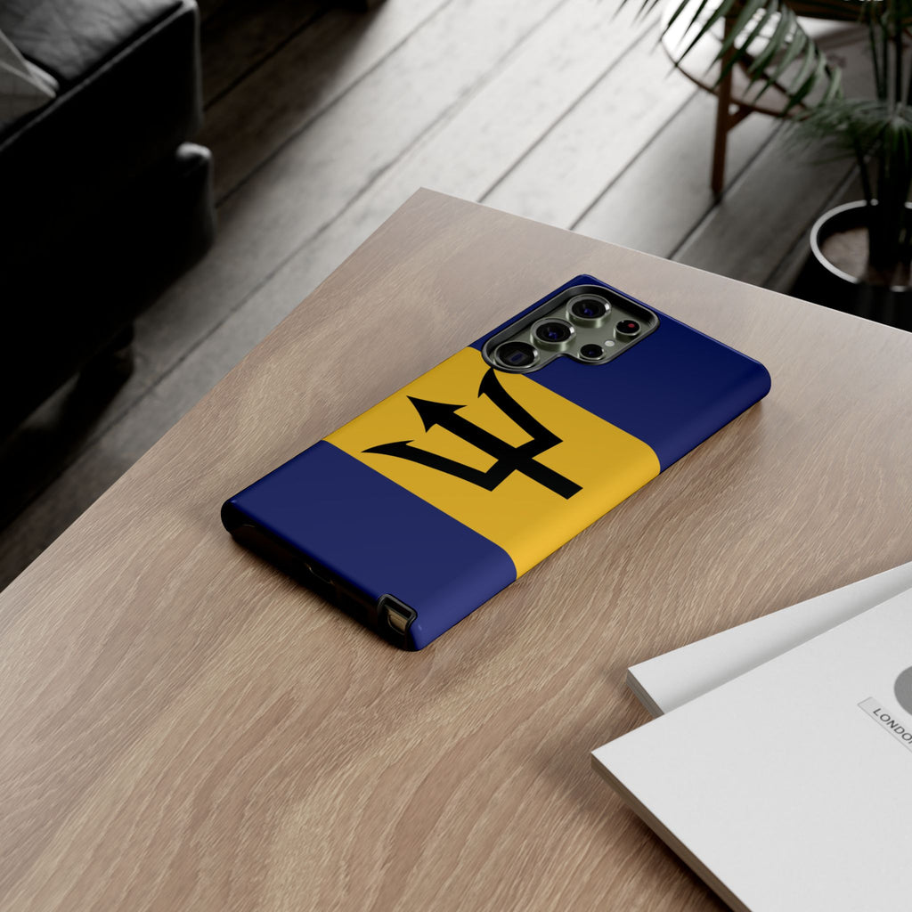 Barbados Flag Tough Phone Case - Irie Blues Boutique