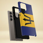 Barbados Flag Tough Phone Case - Irie Blues Boutique