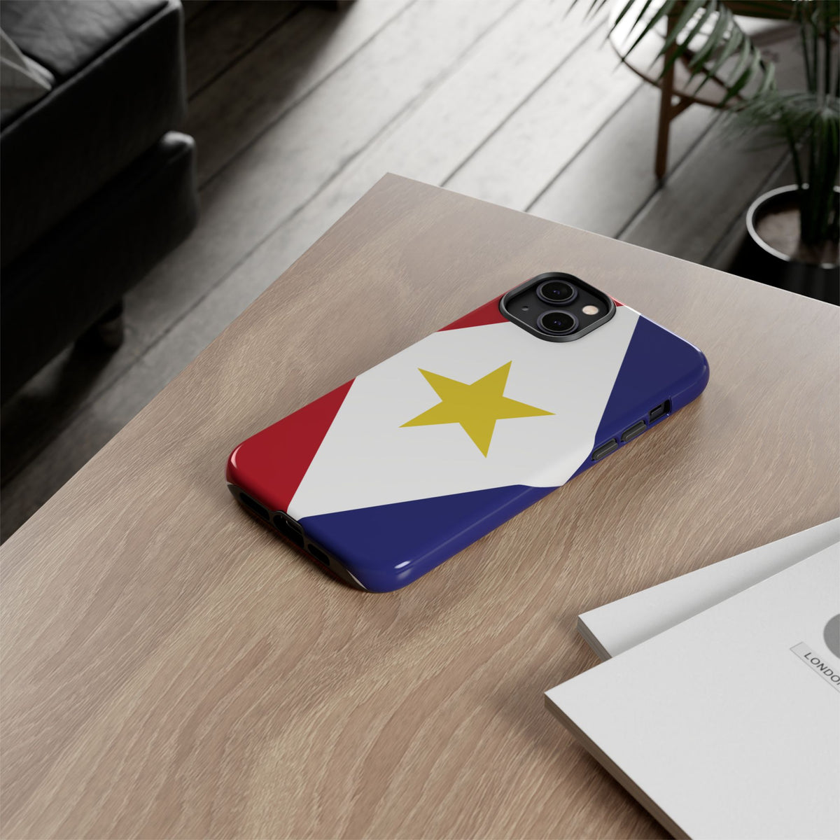 Saba Flag Tough Phone Case - Irie Blues Boutique