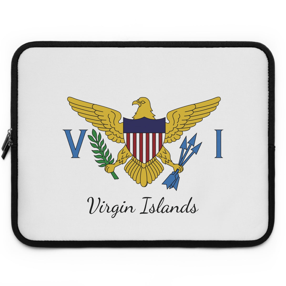 Virgin Islands Flag Laptop Sleeve Case - Irie Blues Boutique