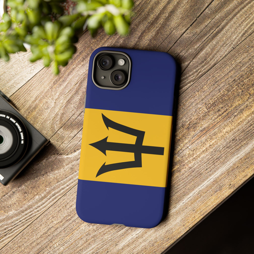 Barbados Flag Tough Phone Case - Irie Blues Boutique