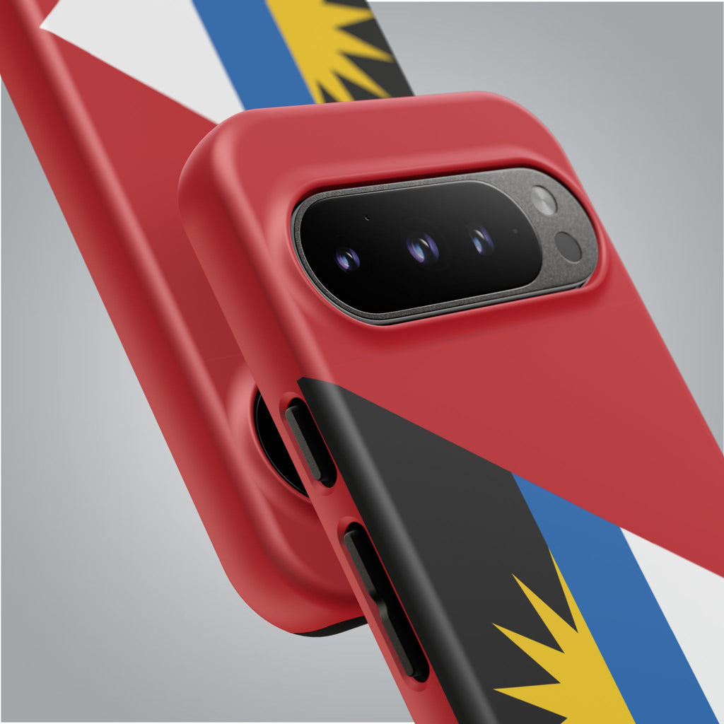 Antigua and Barbuda Flag Tough Phone Case - Irie Blues Boutique