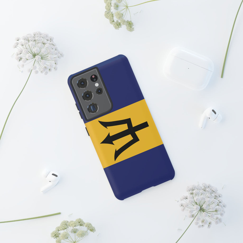 Barbados Flag Tough Phone Case - Irie Blues Boutique
