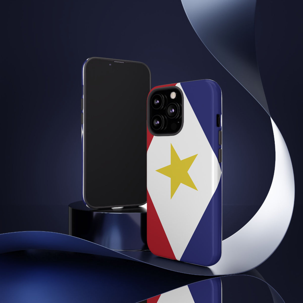 Saba Flag Tough Phone Case - Irie Blues Boutique