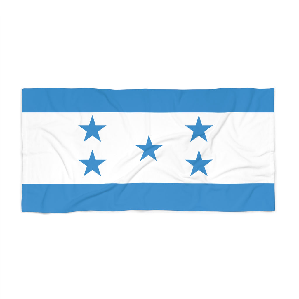 Honduras Flag Beach Towel