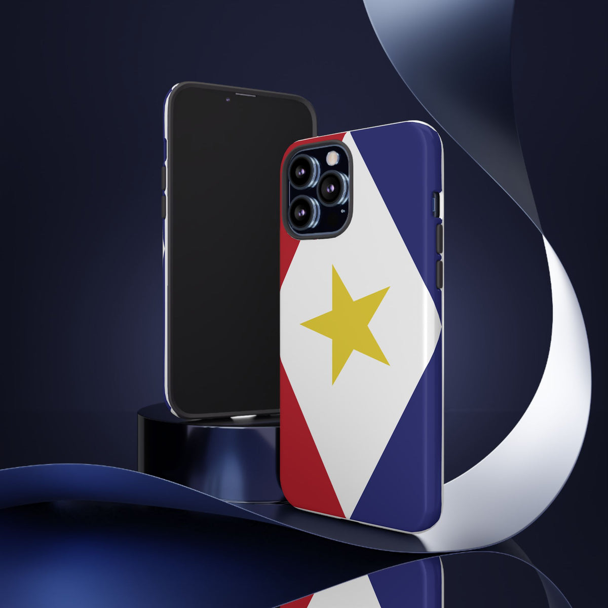 Saba Flag Tough Phone Case - Irie Blues Boutique