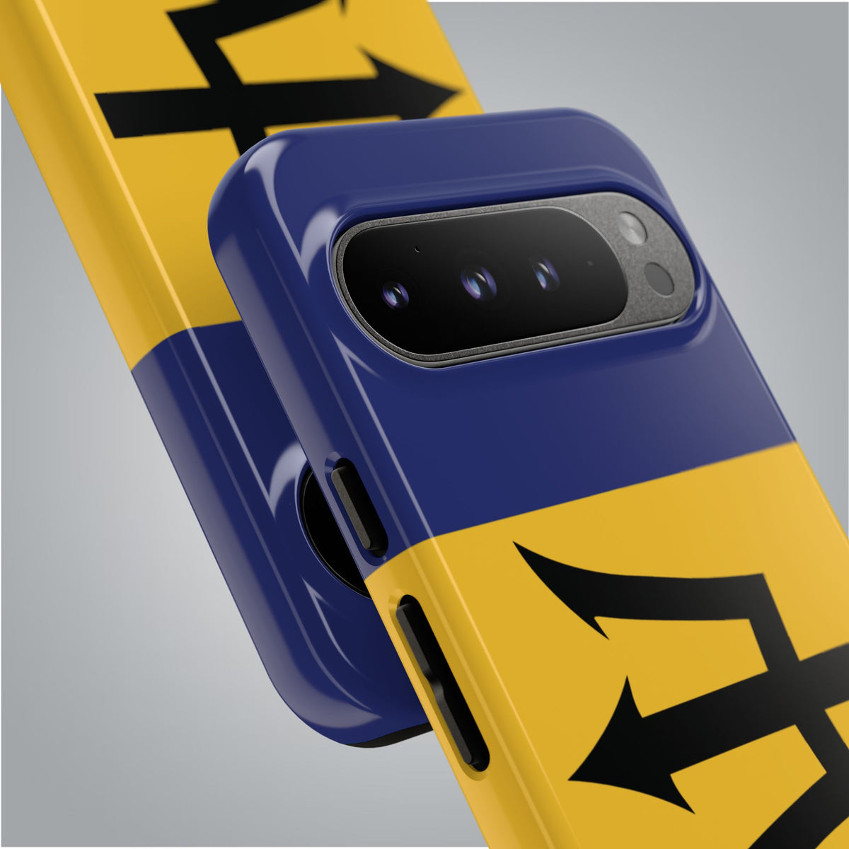 Barbados Flag Tough Phone Case - Irie Blues Boutique