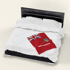 Bermuda Flag Velveteen Plush Blanket