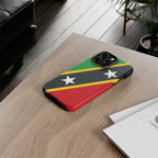Saint Kitts and Nevis Flag Tough Phone Case - Irie Blues Boutique