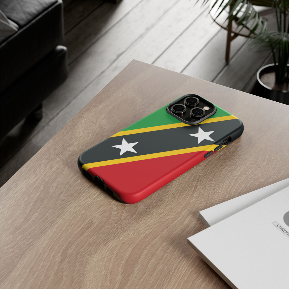 Saint Kitts and Nevis Flag Tough Phone Case - Irie Blues Boutique