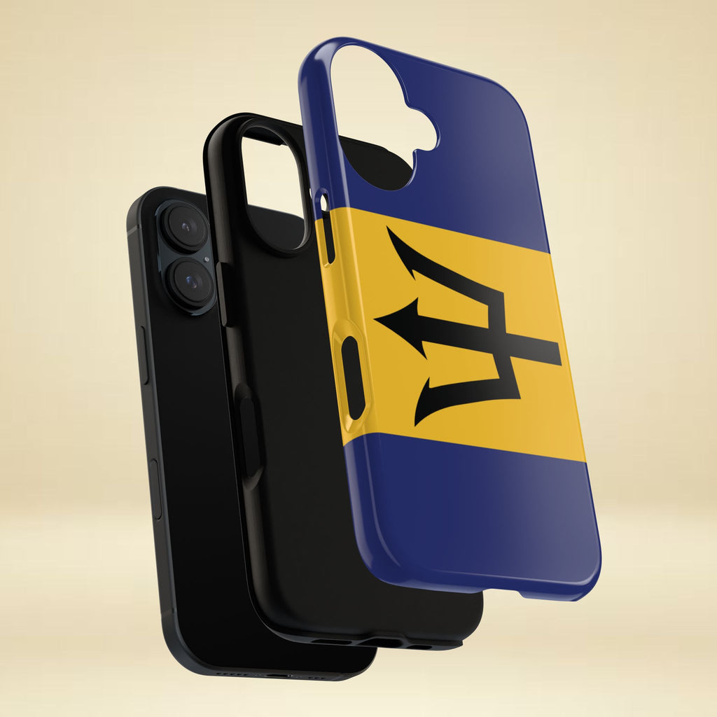 Barbados Flag Tough Phone Case - Irie Blues Boutique