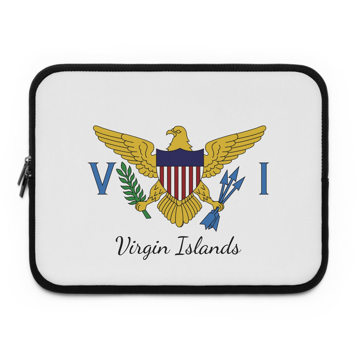 Virgin Islands Flag Laptop Sleeve Case - Irie Blues Boutique