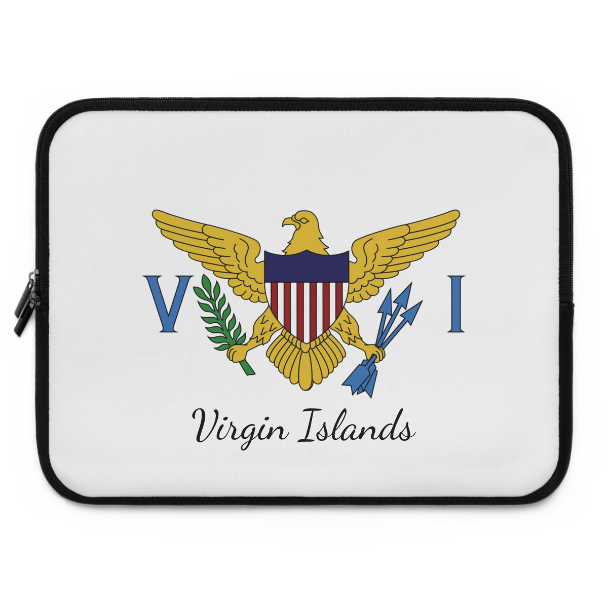 Virgin Islands Flag Laptop Sleeve Case - Irie Blues Boutique