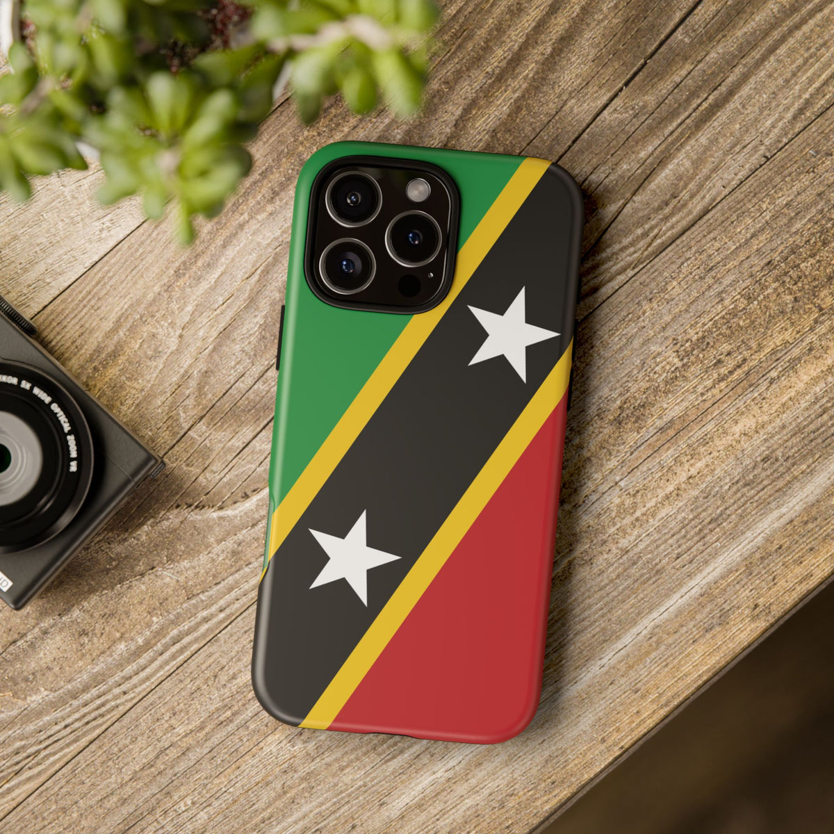 Saint Kitts and Nevis Flag Tough Phone Case - Irie Blues Boutique