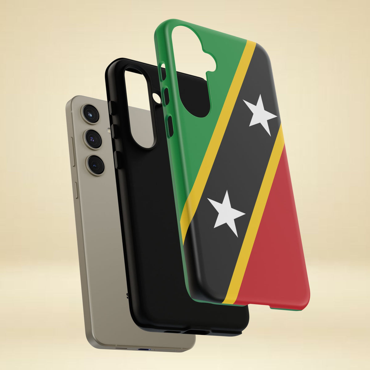 Saint Kitts and Nevis Flag Tough Phone Case - Irie Blues Boutique