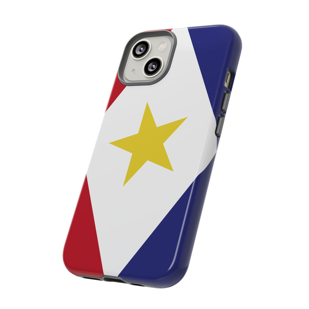 Saba Flag Tough Phone Case - Irie Blues Boutique