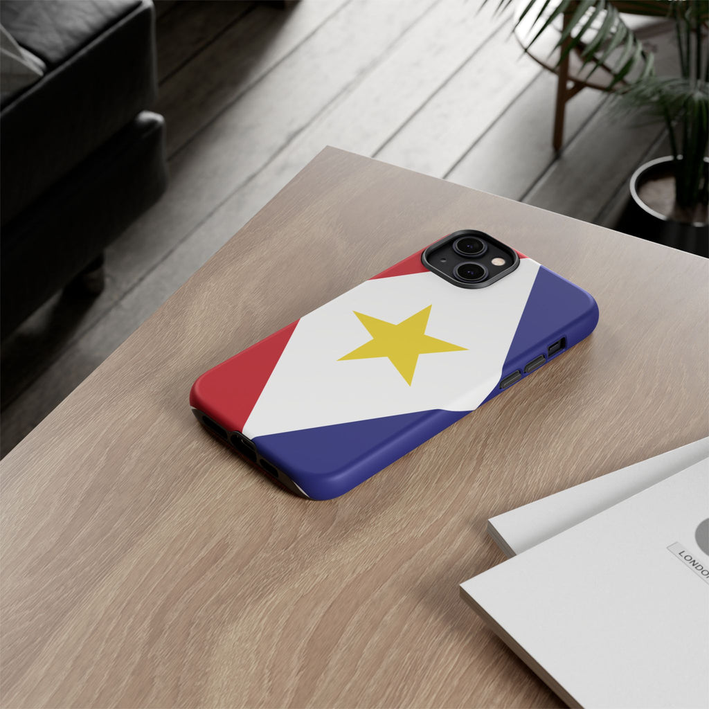 Saba Flag Tough Phone Case - Irie Blues Boutique