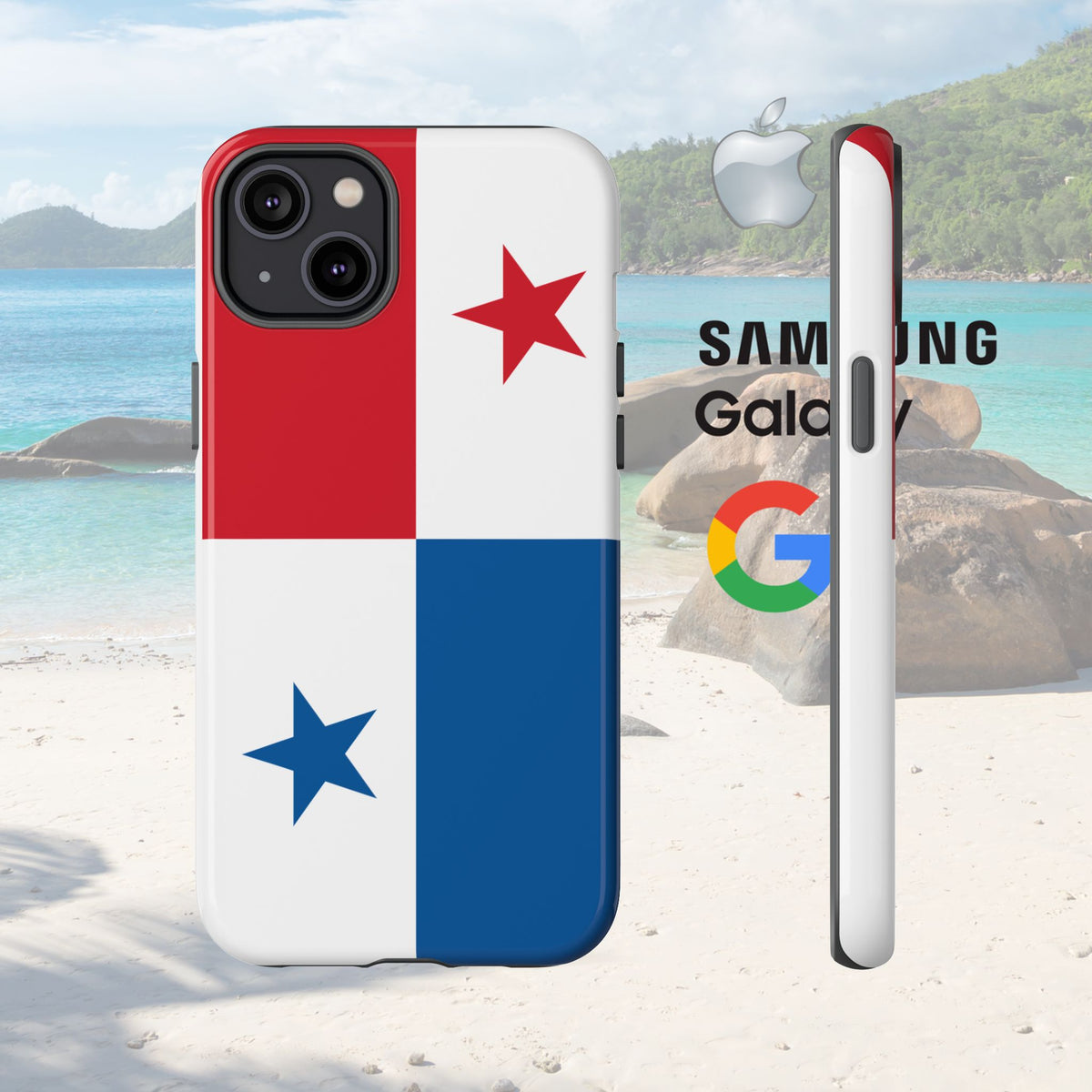 Panama Flag Tough Phone Case - Irie Blues Boutique