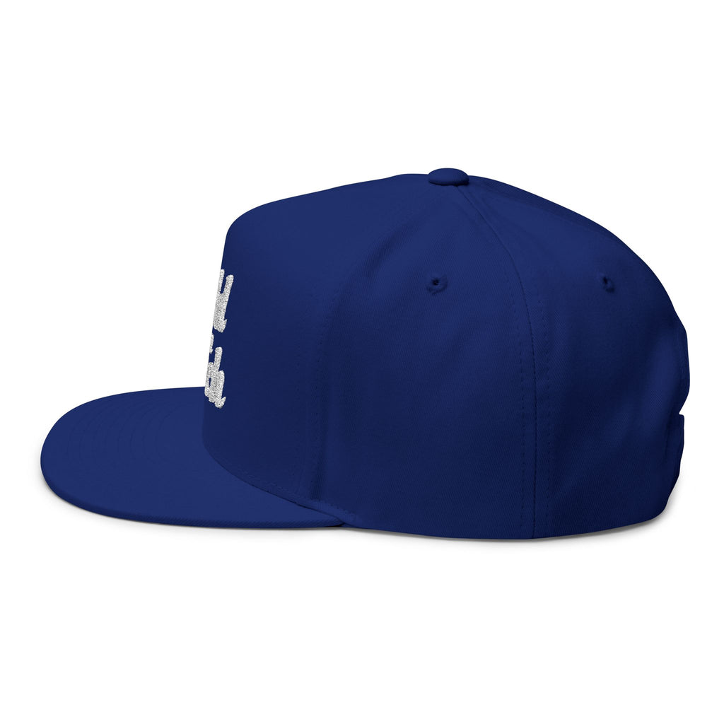 Wild & Rich Flat Bill Cap | Trendy Embroidered Hat for Casual Wear, Fashion Accessory, Gift for Him/Her, Street Style - Irie Blues Boutique