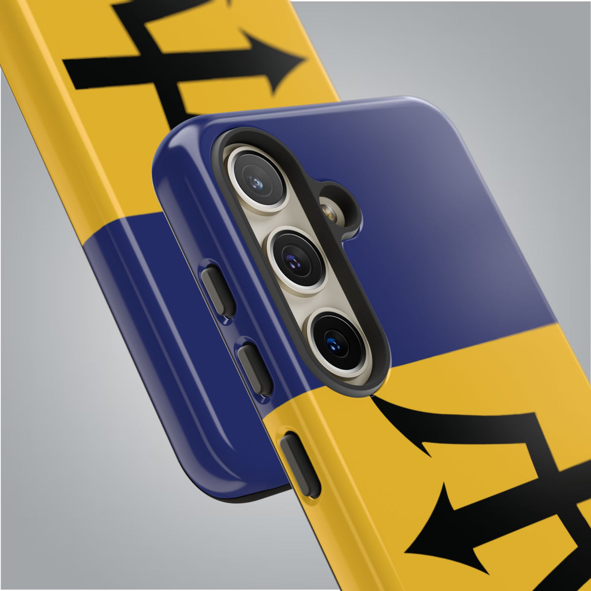 Barbados Flag Tough Phone Case - Irie Blues Boutique