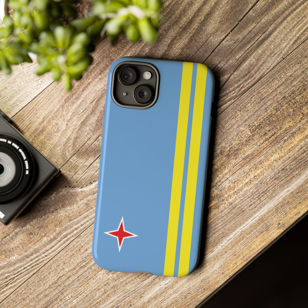 Aruba Flag Tough Phone Case - Irie Blues Boutique