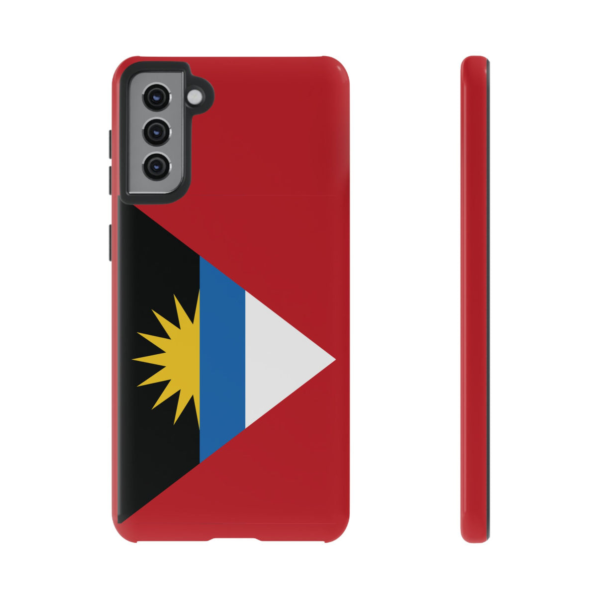 Antigua and Barbuda Flag Tough Phone Case - Irie Blues Boutique