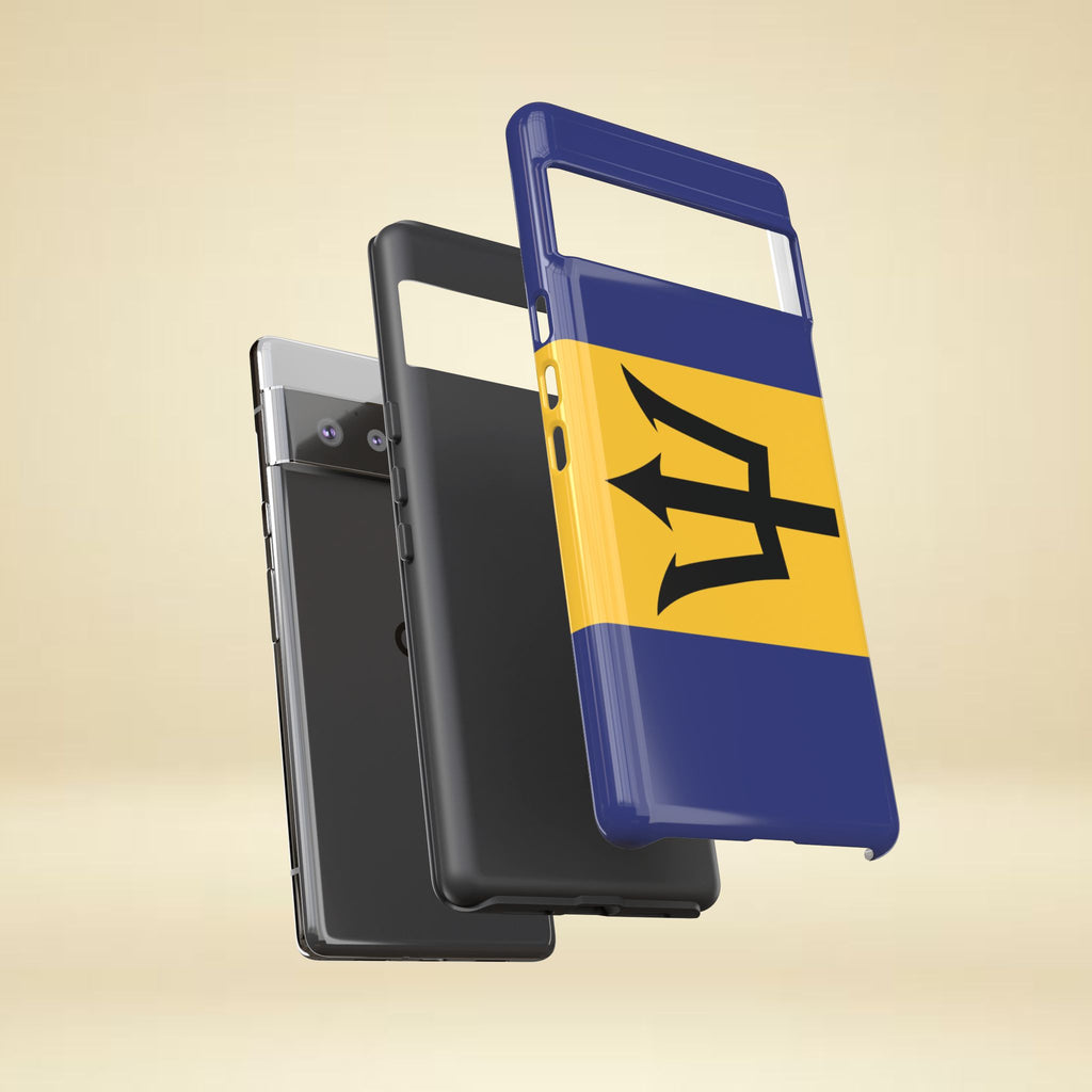 Barbados Flag Tough Phone Case - Irie Blues Boutique