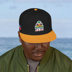 Haiti Zoe Embroidered Snapback Hat - Irie Blues Boutique