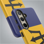 Barbados Flag Tough Phone Case - Irie Blues Boutique