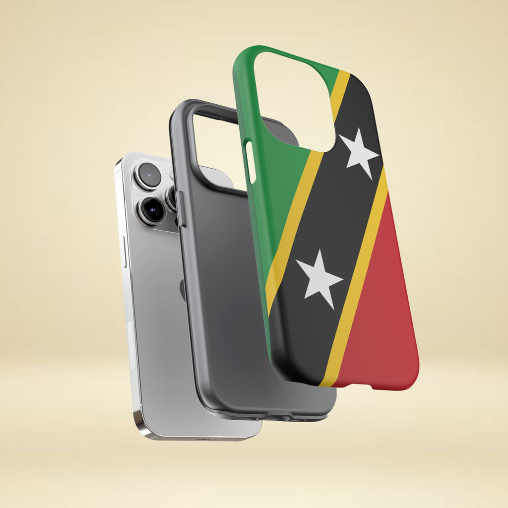 Saint Kitts and Nevis Flag Tough Phone Case - Irie Blues Boutique